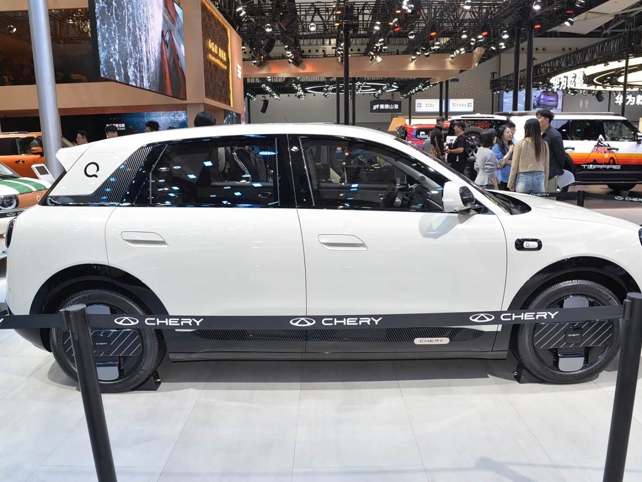 Chery QQ3 display at auto show