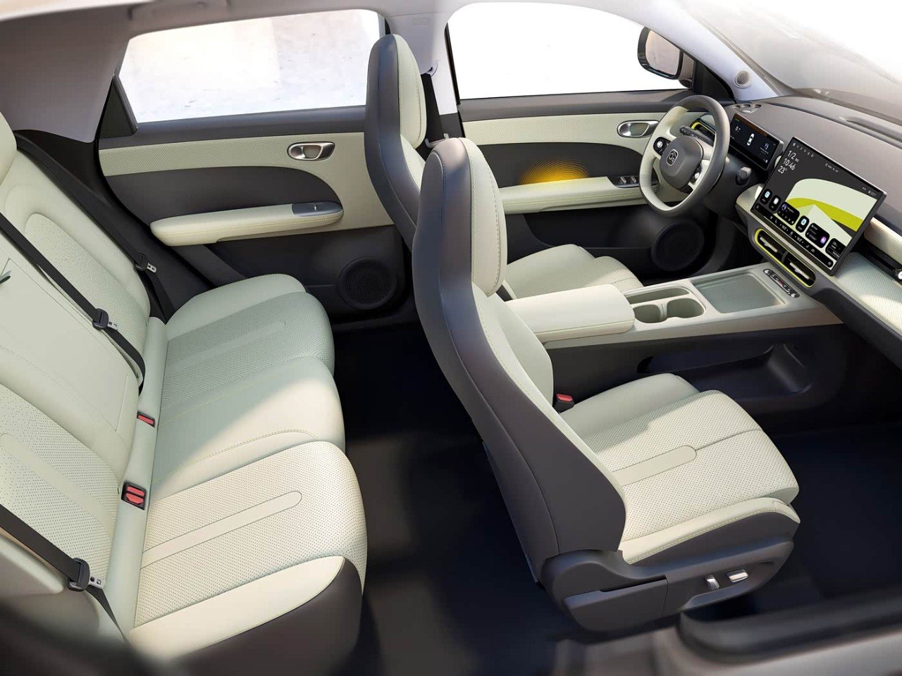 Chery QQ3 rear seats