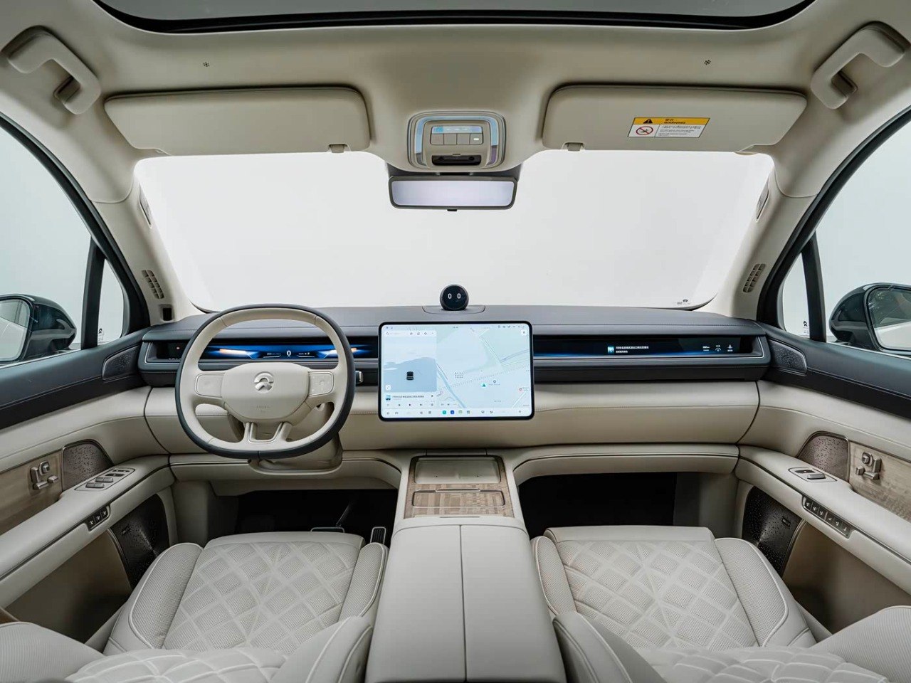 NIO ES8 front door open