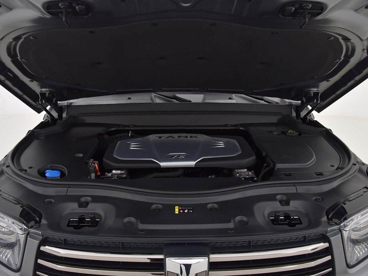 Tank 700 Hi4-Z center console mechanical buttons