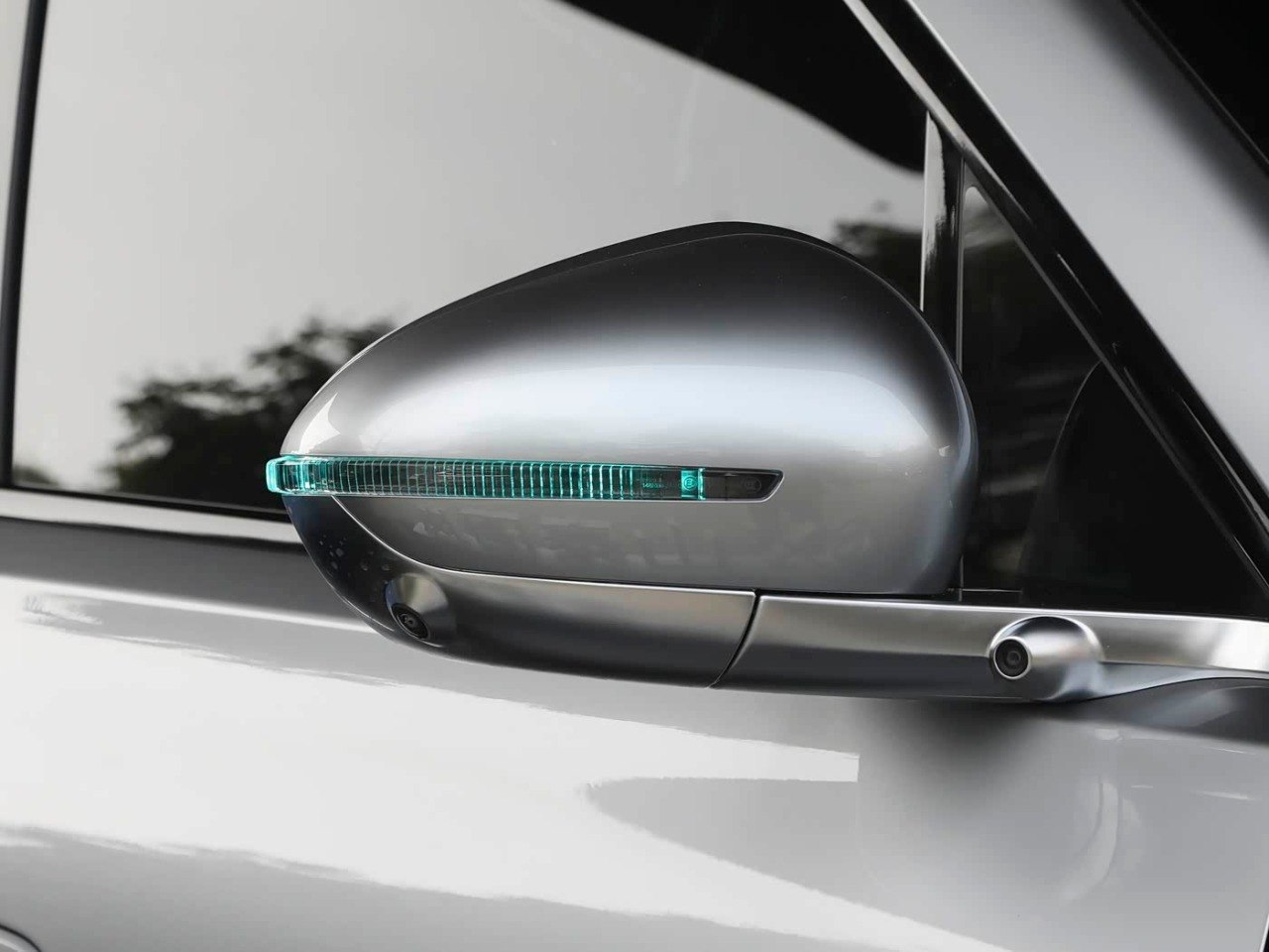 Voyah Taishan X8 side mirror light detail