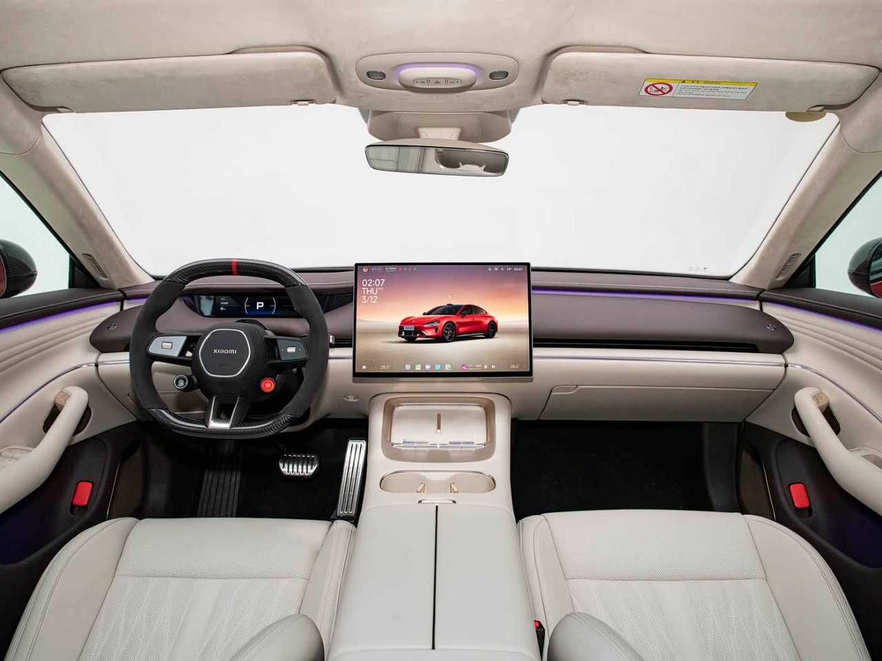 Xiaomi SU7 2026 interior dashboard