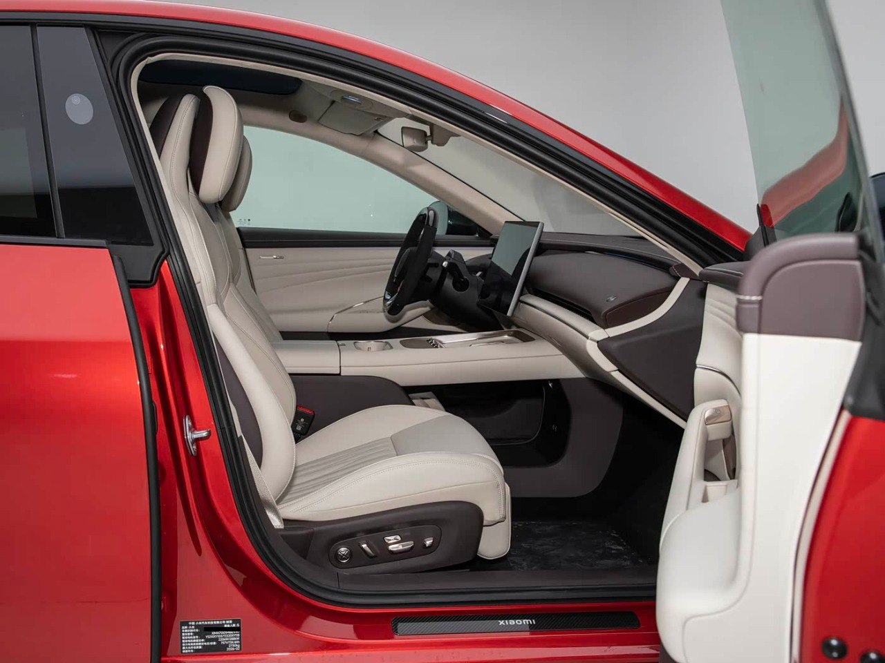 Xiaomi SU7 2026 interior rear seats