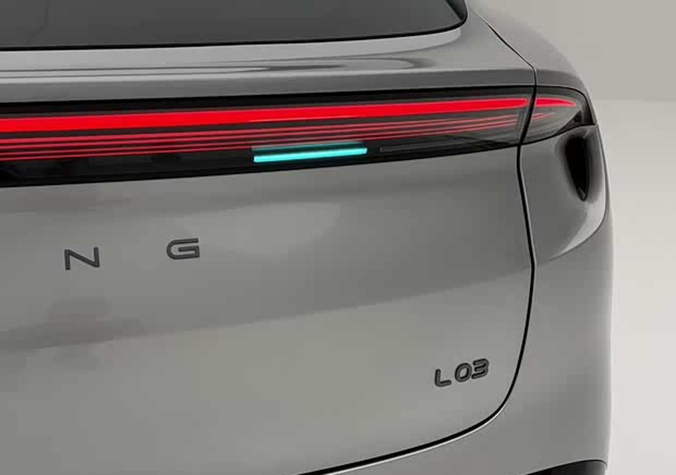Xpeng MONA L03 rear light detail