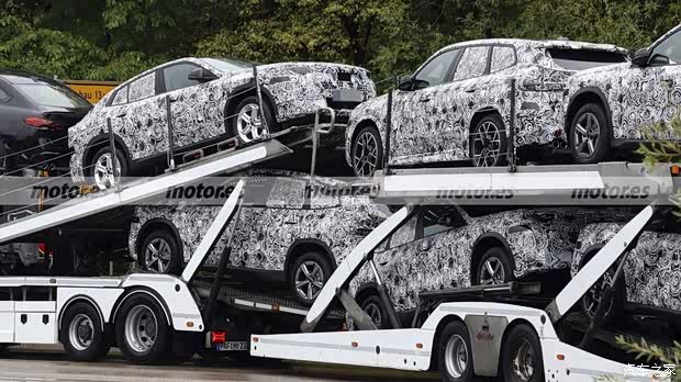 BMW X2 facelift prototype spy photo